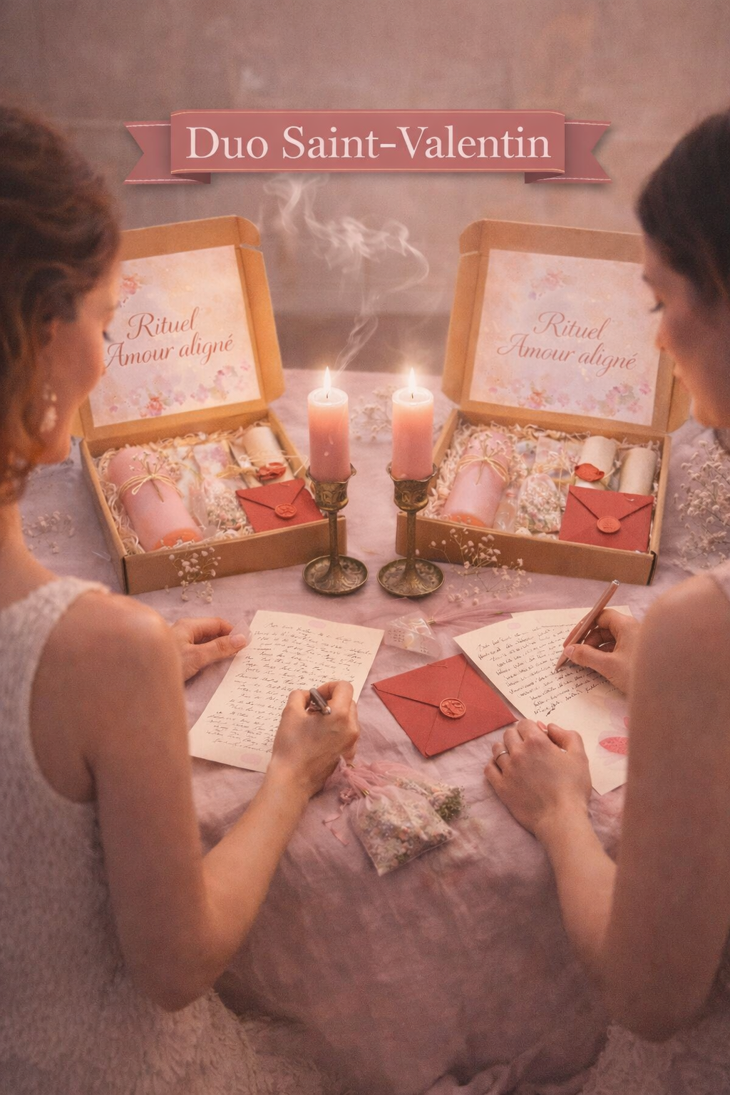 🌹 Duo coffret Rituel Amour Aligné - Édition Saint-Valentin