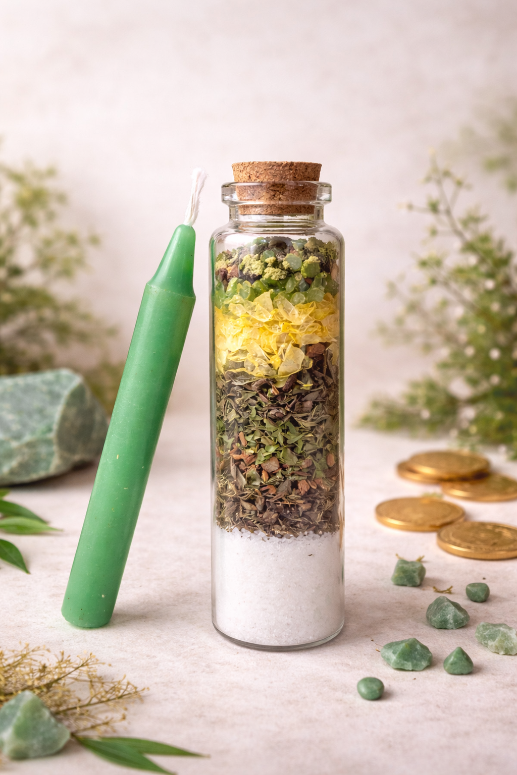 💰Fiole Prospérité avec bougie et rituel