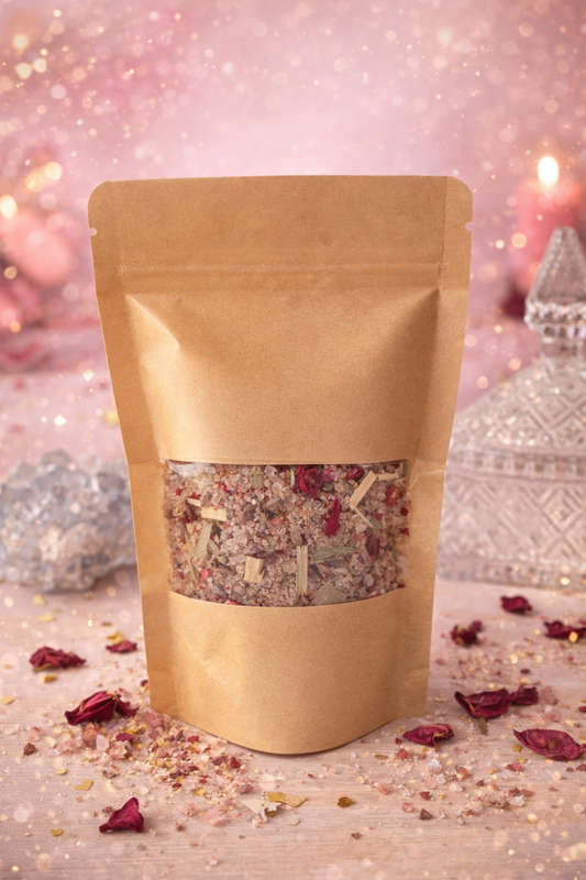💕 Sel de bain rituel — Amour