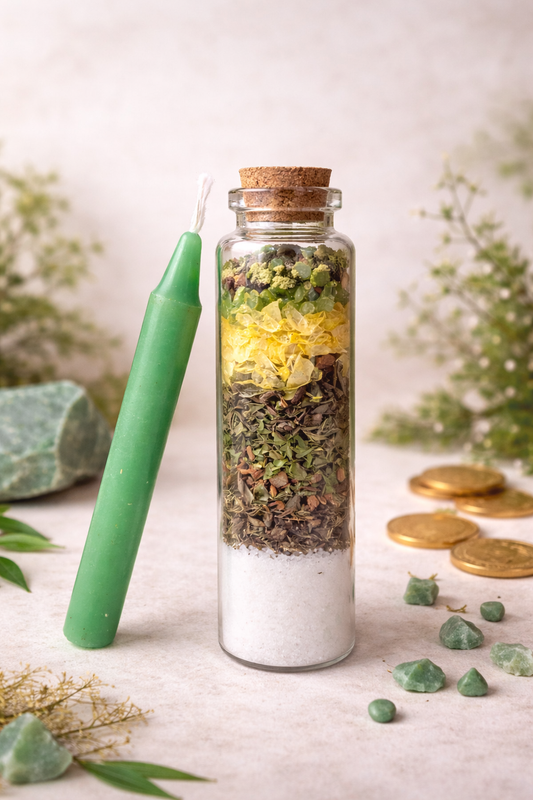 💰Fiole Prospérité avec bougie et rituel